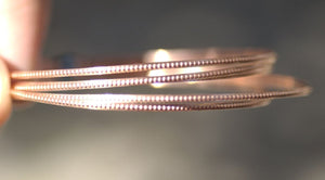 Wire Pattern Stock Shank 1.2mm Textured Metal Wire - Rings Bracelets Pendants Metalwork Variety Metals