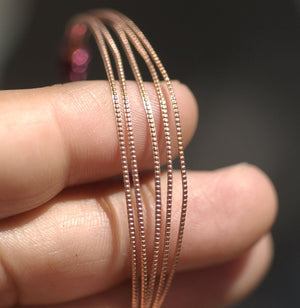 Wire Pattern Stock Shank .83mm Textured Metal Wire - Rings Bracelets Pendants Metalwork Variety Metals