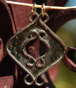 Brass Focal Finding - Handmade Centerpiece Point - Jewelry Designing