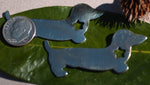 Nickel Silver Blank Dachshund Doxie "Star" Dog Blanks for Stamping Texturing Metalworking