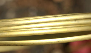 Brass Ring Stock Shank 5.6mm Half Round Metal Wire - Rings Bracelets Pendants Metalwork
