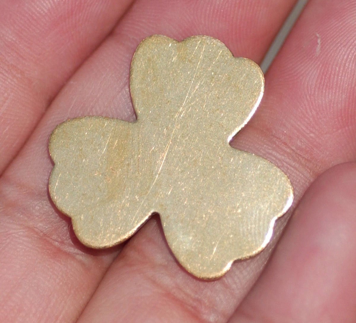 Clover flower shapes 24g 22g 20g copper, brass, bronze, nickel silver metal blanks for making jewelry