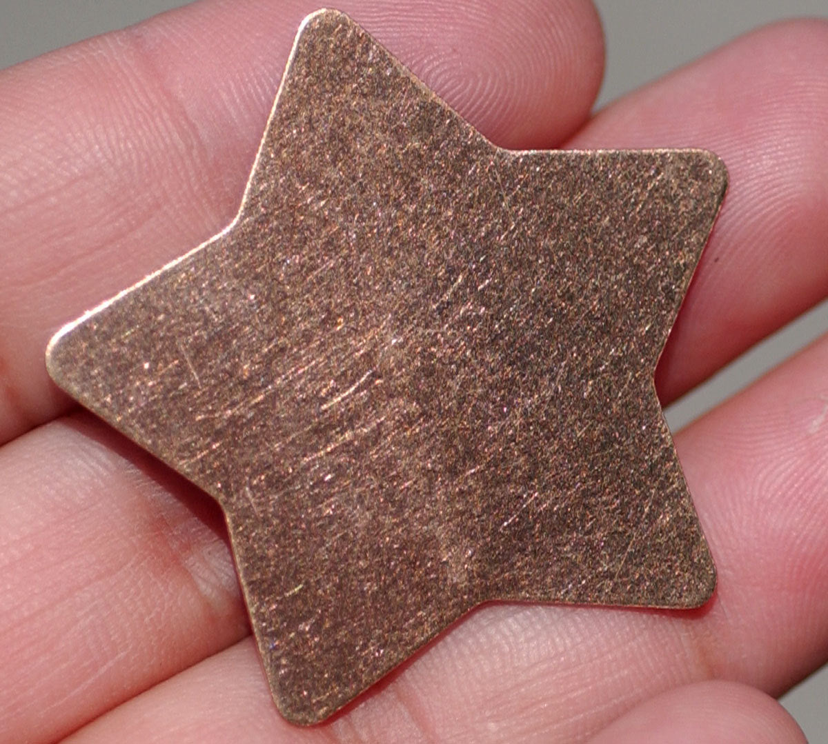 Copper Star Blank 24g 36mm for Enameling Stamping Texturing Soldering Pendant Jewelry Making