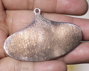 Copper teardrops Arabic with Hole metal blanks for Enameling and jewelry making