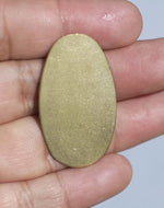 Brass Oval 35mm x 22mm 26g Blank Cutout for Soldering Stamping Texturing Blanks