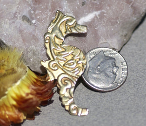Bronze Seahorse Lotus Flowers 20g Textured Blanks Metalworking Stamping Texturing Jewelry Making Blank