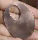 Copper, Brass, Bronze or Nickel Silver Teardrop 20g Blank Cutout Shape for Earring or Pendant for Enameling Jewelry Making Blanks 4 pieces