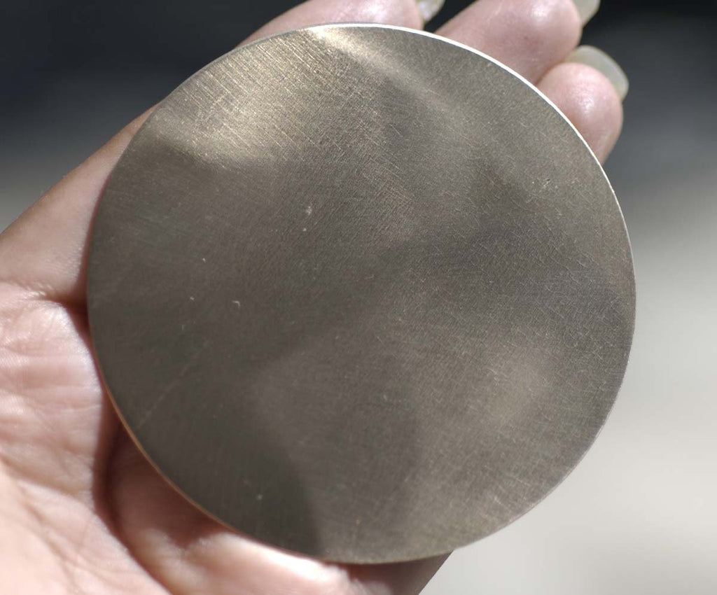 Bronze Blank 70mm Disc 20G Cutout for Soldering Stamping Texturing Enameling, Metal Supplies - 1 Piece