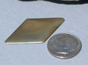 Metal Blanks Diamond Shape 36mm x 19.5mm copper, brass, bronze, or nickel silver