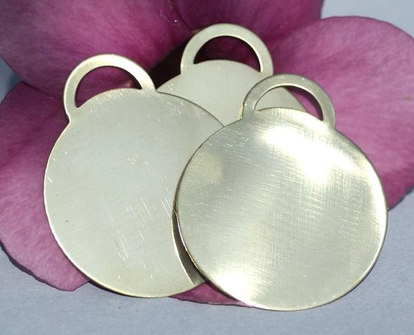Smooth Large Disc Tag 66mm Blanks Metal blanks for stamping
