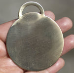 Bronze Large Disc Tag 66mm Blanks Cutout for Metalworking Stamping Texturing Blank