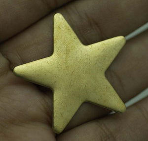 Bronze Star Blank 20g 36mm Metalworking Cutout Blanks Figure for Soldering Stamping Texturing