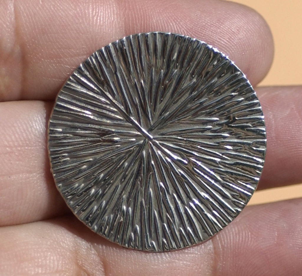 Blank Circle Shape Nickel Silver 30mm 24G Disc Charm, Metalworking Supplies - 4 Pieces