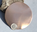 75mm Copper Blank Disc 24G Cutout for Enameling Soldering Stamping Texturing Charms - 1 Piece