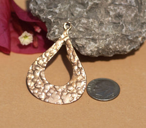 Arabic Hammered Pattern Cuotut Blank Earring Shape for Enameling Supplies Metalworking Blanks Variety of Metals