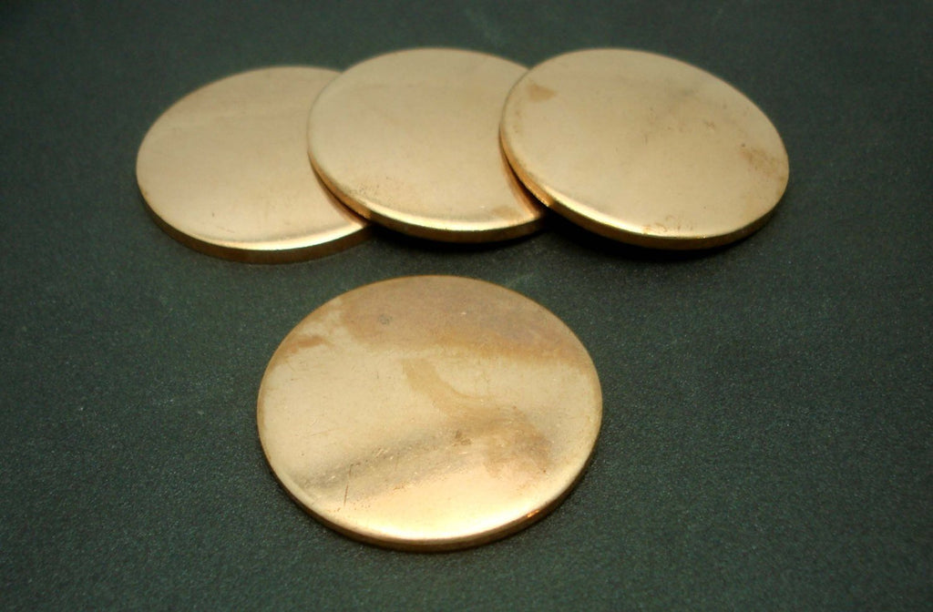Copper Disc 12g 41mm Blank Cutout for Enameling Stamping Texturing