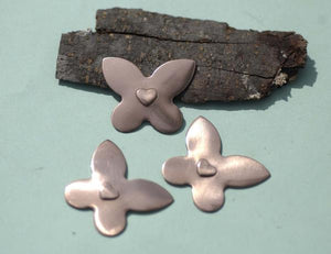 Embossed Butterfly Blank - 4 pieces