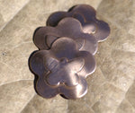 Embossed Flower in a Variety of Shapes 31mm Metal Stamping Blanks for Jewelry Making