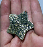 Star 24g 38mm Radiating Sun Pattern Cutout for Blank Metalworking Stamping Texturing Soldering Blanks Variety of Metal