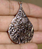 Embossed Arabic Lotus Flowers Textured Blank Earring Shape for Enameling Supplies Metalworking Blanks