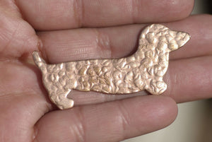 Doxie Dog Antique Hammered Textured for Blanks Enameling Stamping Texturing Variety of Metals