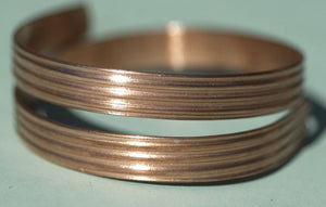 Blank Ring Wire 7.6mm Patterned Shank Strip for Ring Making