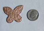 Butterfly Blank with Texture - 4 pieces - Metal Blanks for Making Jewelry