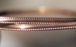 Ring Strip Shank 3.5mm Dotted Half Cane Metal Wire - DIY Ring Making in Variety of Metals