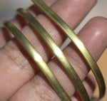 Simple minimalist half round Ring Wire 3.3mm