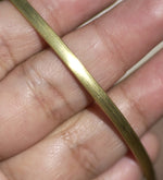 Simple minimalist half round Ring Wire 3.3mm