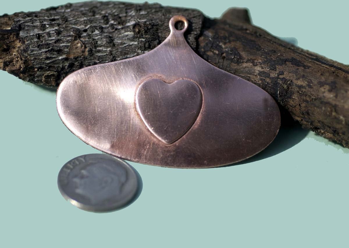 15mm Heart Embossed on Arabic Hoops with Hole Cutout Blank for Enameling Stamping Texturing Jewelry Making Blanks
