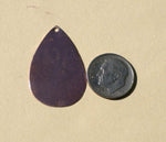 Teardrop 32mm x 21mm Blank Shape for Stamping Texturing Soldering Blanks