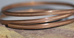 Jewelry wire w/ stripe pattern 3.4mm for making rings, for soldering