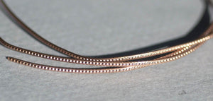 Wire Plus Dots Pattern Stock Shank 1mm Textured Metal Wire - Rings Bracelets Pendants Metalwork Variety Metals