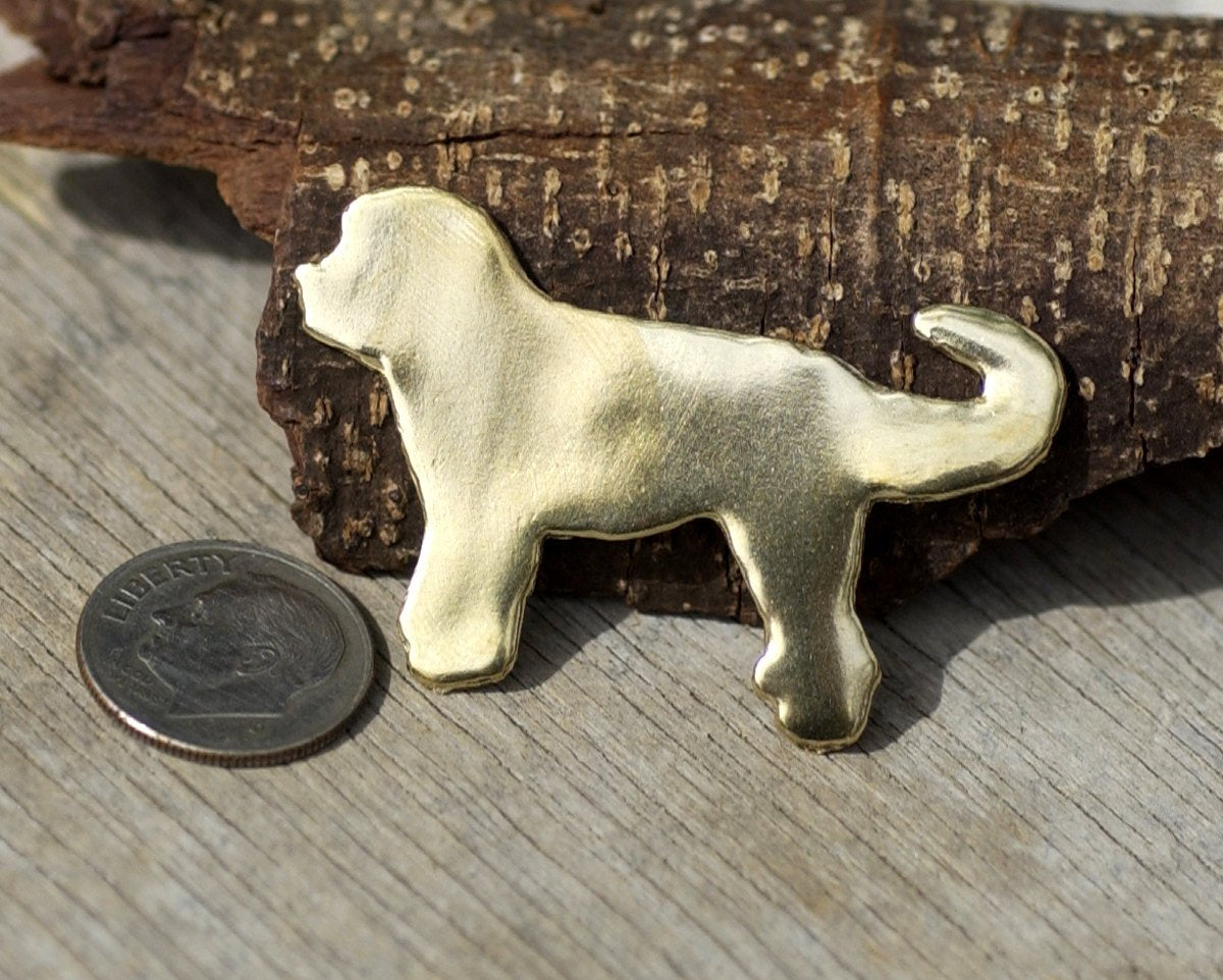 Fluffy Sweet Dog for Blanks Enameling Stamping Texturing