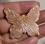 Butterfly Radiating Sun Texture Enameling Stamping Texturing Variety Metals - 2 pieces