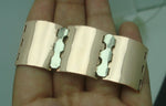 Bracelet Connector Pieces Blank 17mm x 20mm 22g Shape Cutout Blanks for Bracelets Jewelry Variety of Metals - 4 pieces