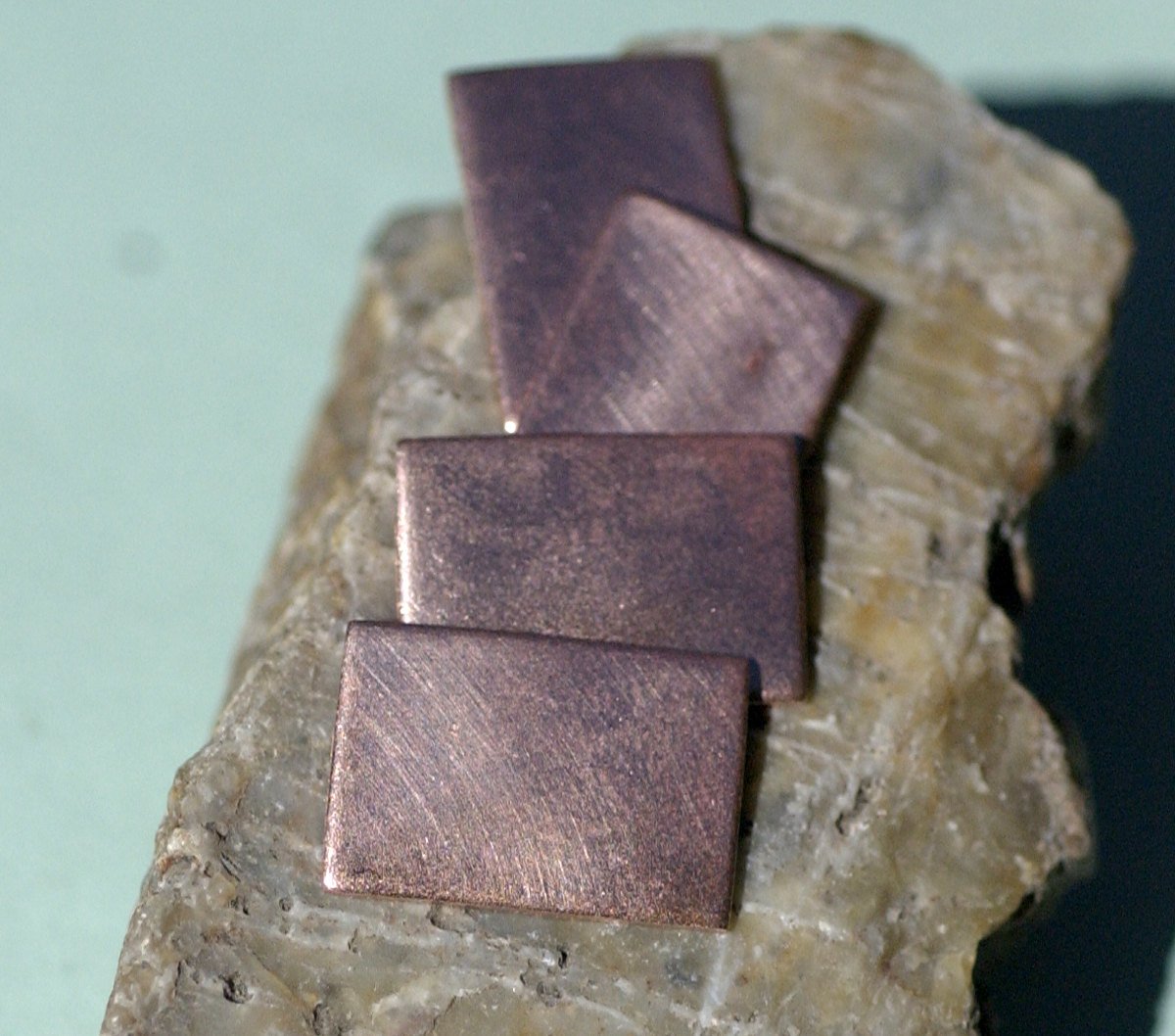Rectangles 19mm x 13mm Blanks Shape Drilled Metalworking Stamping ...