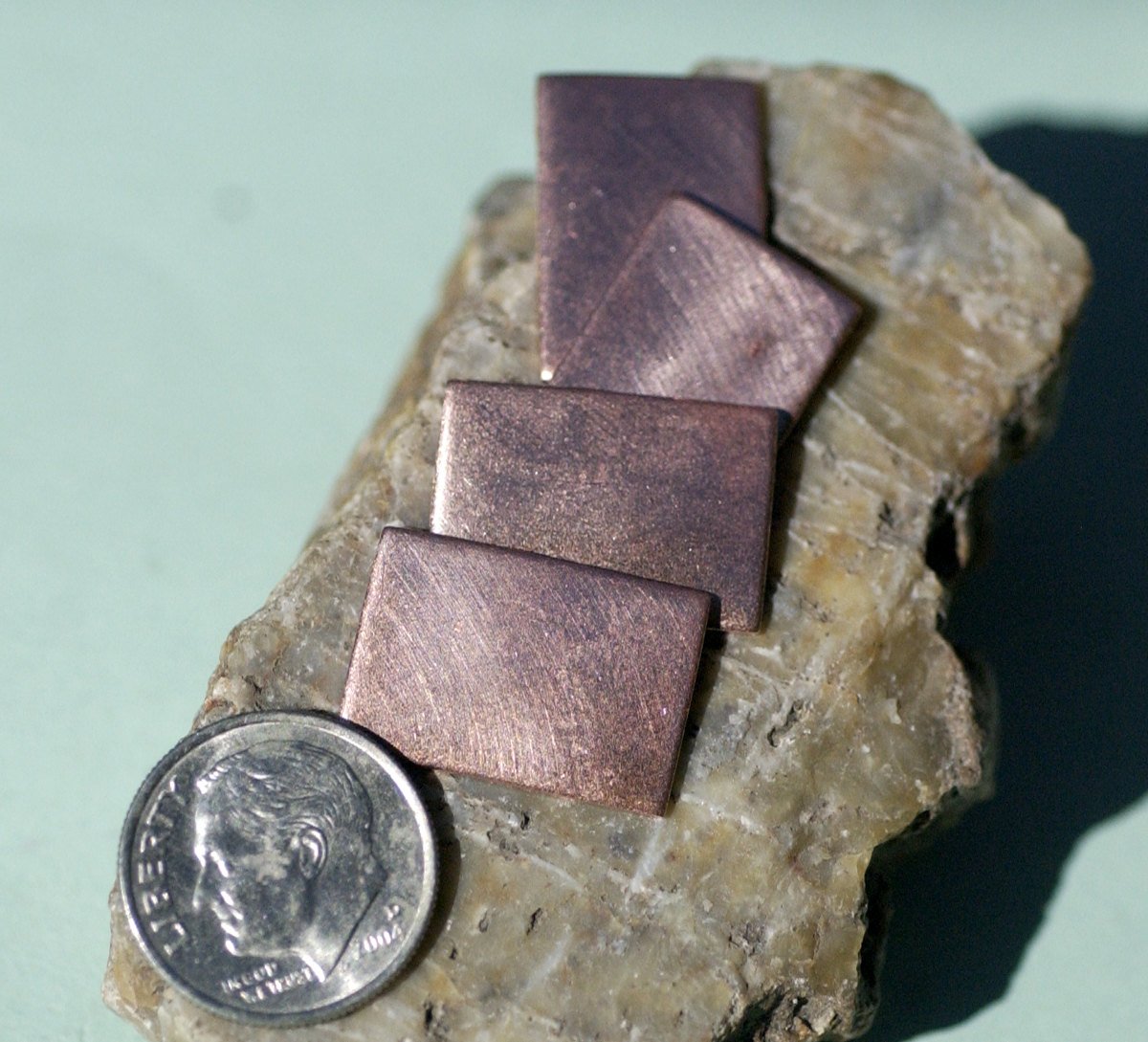 Rectangles 19mm x 13mm Blanks Shape Drilled Metalworking Stamping ...