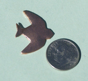 Bird Flying Sparrow for Blanks Enameling Stamping Texturing