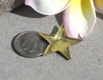 Bronze  Bezel Cups - Bright Star Blank 30g 23mm OD, 1.5mm tall for Resin, Epoxy Soldering Blanks Variety of Metals