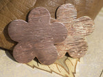 Large Flower Woodgrain 62mm Textured 20g Blanks Enameling Stamping Texturing Variety of Metals