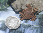 Ruffled Pattern Turtle 20mm x 23mm for Blanks Enameling Stamping Texturing Variety of Metals