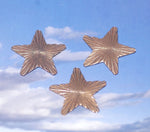 Stars  Ruffled Pattern 30mm for Enameling Stamping Texturing Soldering Blanks Variety of Metals