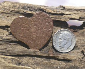 Heart Antique Hammered Sun 30mm x 32mm Blanks for Enameling Metalworking Stamping Texturing Blanks Variety of Metals