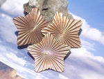 Star Ruffled Pattern 36mm for Enameling Stamping Texturing Soldering Shape Charms Jewelry Making Variety of Metals
