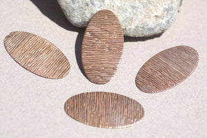 Oval Woodgrain-Horizontal Pattern 44mm x 23mm for Blanks Metalworking  Stamping Texturing Blank Variety of Metals