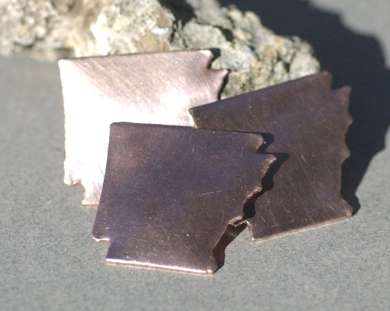 Arkansas State Blanks Cutout for Enameling Metalworking Stamping Texturing- Variety of Metals
