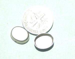 Oval Bezel Cups Blanks - 30g - 11mm x 9mm Inside Dimension for Enameling Supplies - Jewelry Variety of Metals