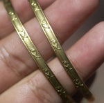 Heavy gauge blank bracelet wire Fish pattern 3.5mm Ocean design for making bracelets